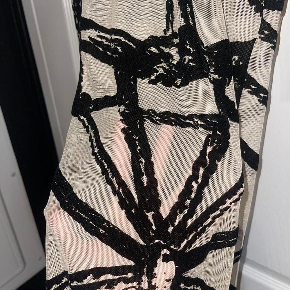 Shibari Maxi Dress Sheer Size XXS Detached Sleeves - Picture 3 of 5